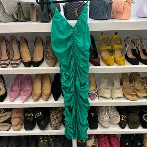 Alexander Wang Ruched Spandex Jersey Slip Dress US4